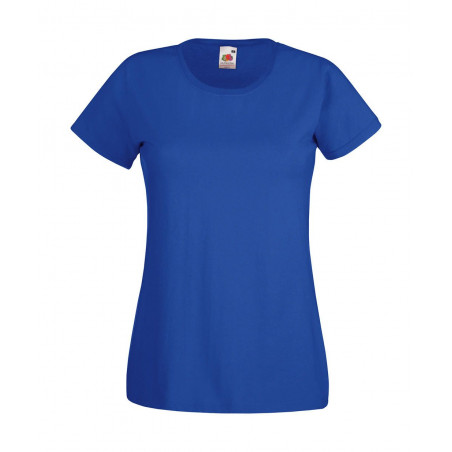 T-shirt dame stretch Valueweight T