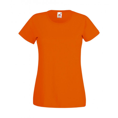 T-shirt dame stretch Valueweight T