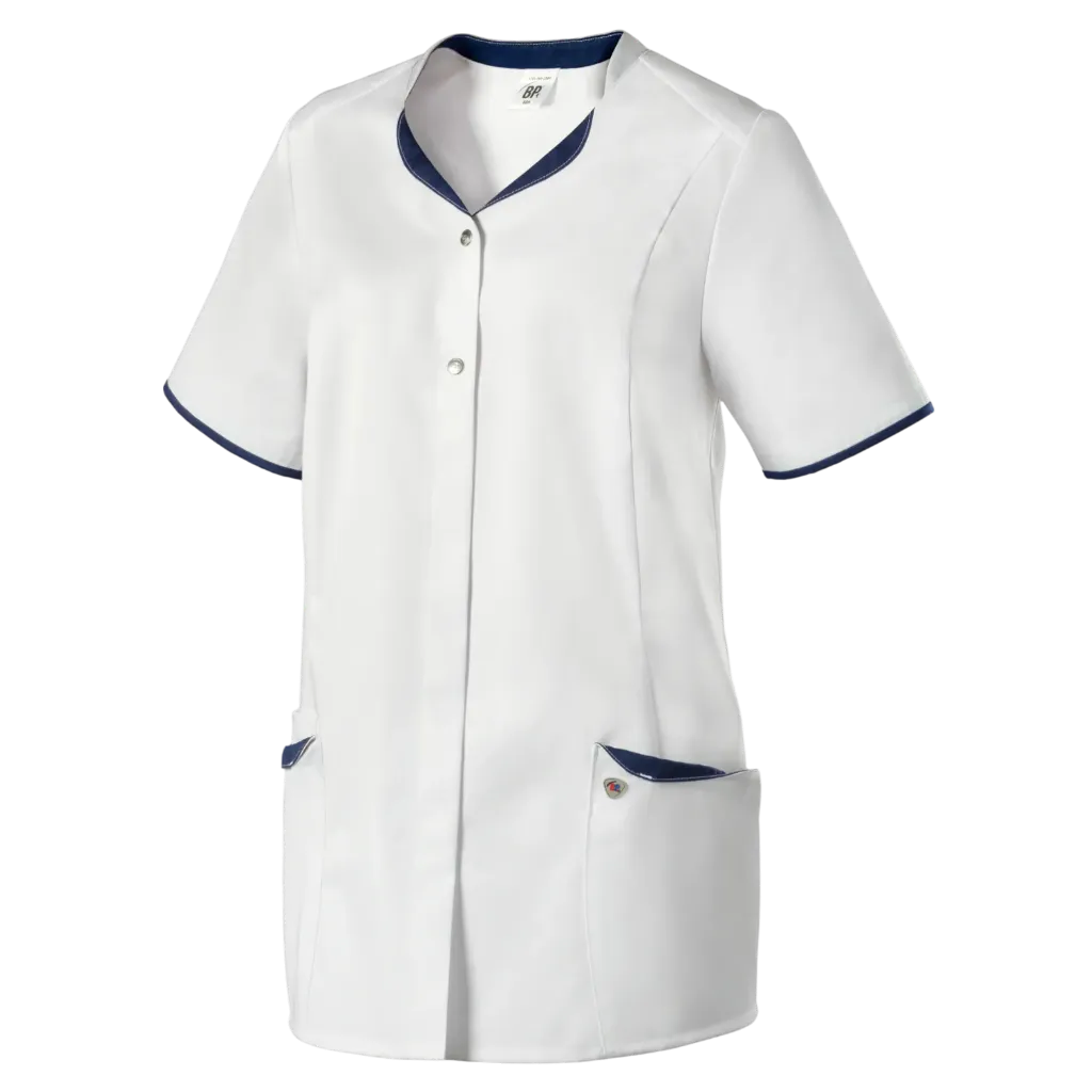 [1702 485 2110] BARDOT (Blanc / Navy, XS)